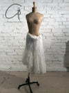 marc le bihan silk skirt 25302 E23 off-white